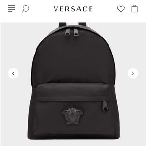 Versace Medusa Head Nylon Backpack